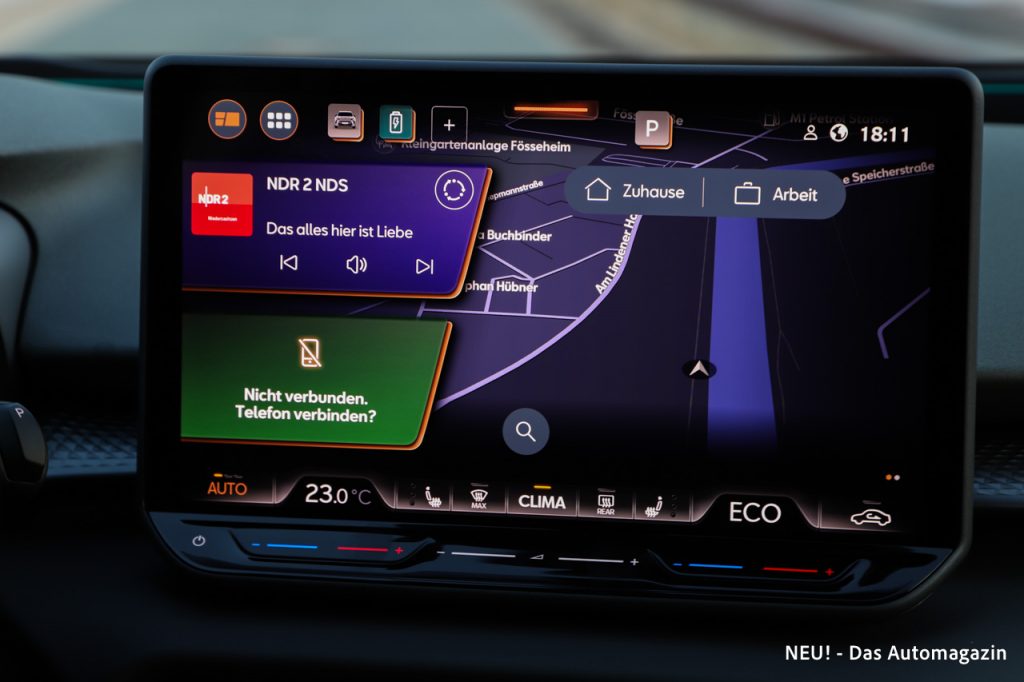 Cupra Terramar Hybrid Infotainment