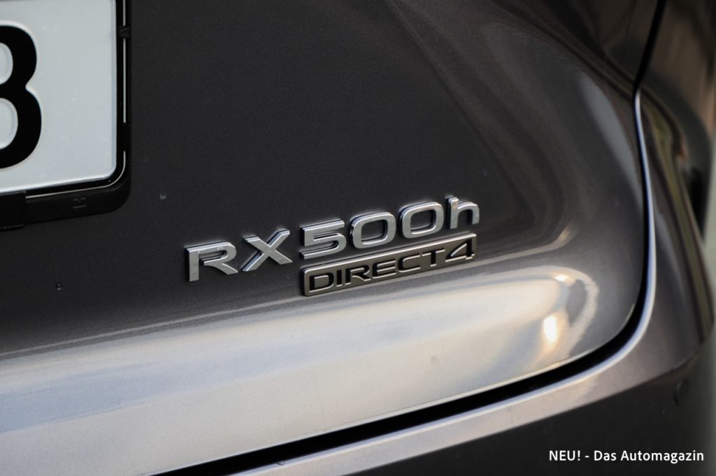 RX 500h Schriftzug