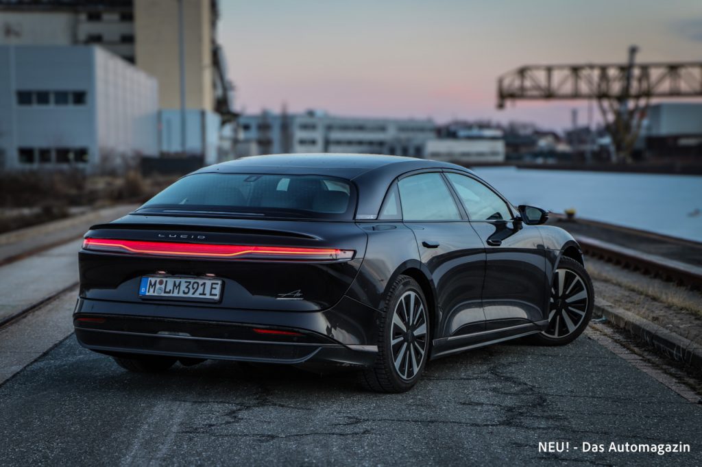 Lucid Air Grand Touring rear