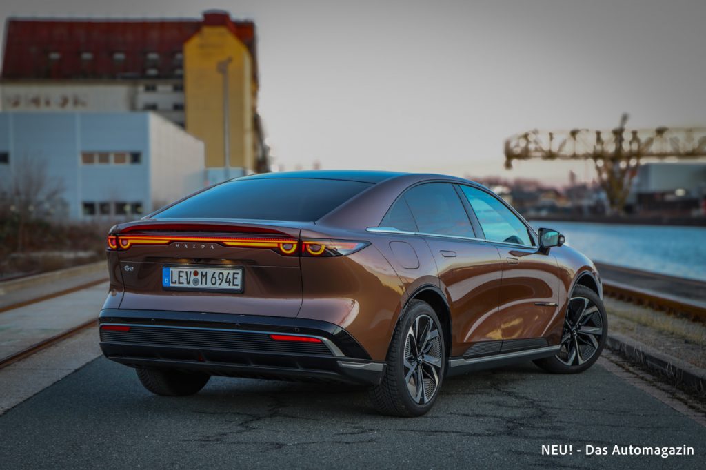 Mazda 6e EV rear