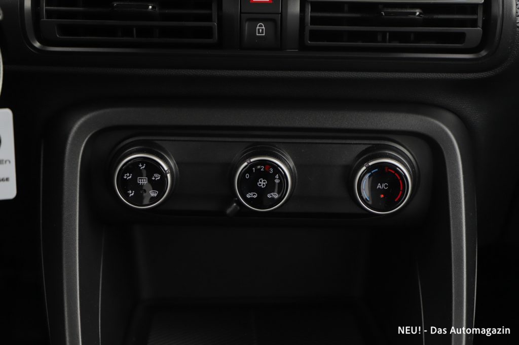 Citroën e-C3 manuelle Klimaanlage