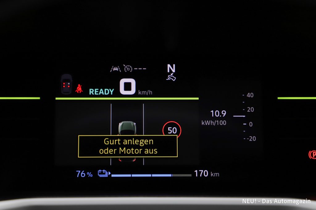 Dacia Spring Electric 100 Cockpit