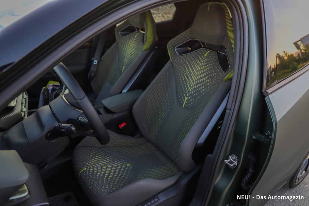 Cupra Raval VZ Cup Sitze