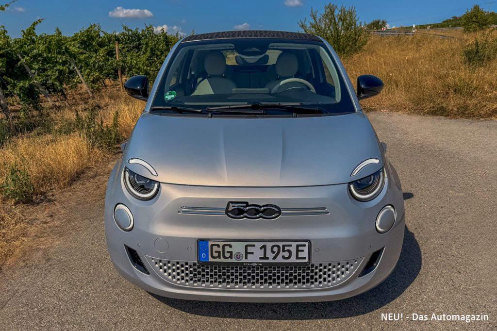 Fiat 500 Elektro Cabrio Front