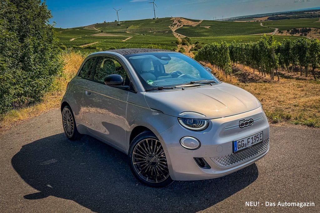 Fiat 500 Elektro Cabrio vorne