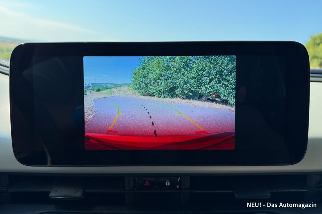 Fiat 500 Elektro Cabrio Rückfahrkamera