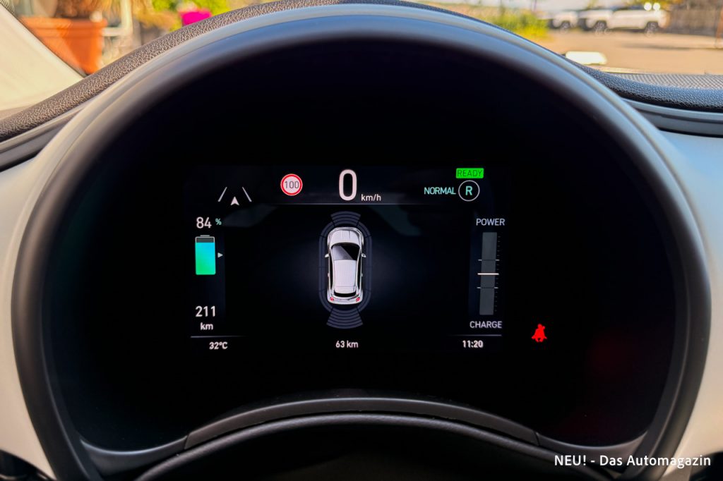 Fiat 500 Elektro Cabrio Cockpit