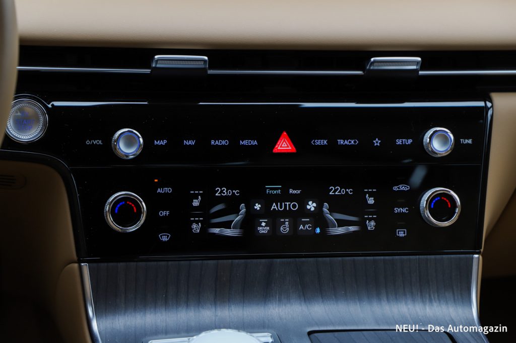 Genesis Electrified G80 Klimaeinheit