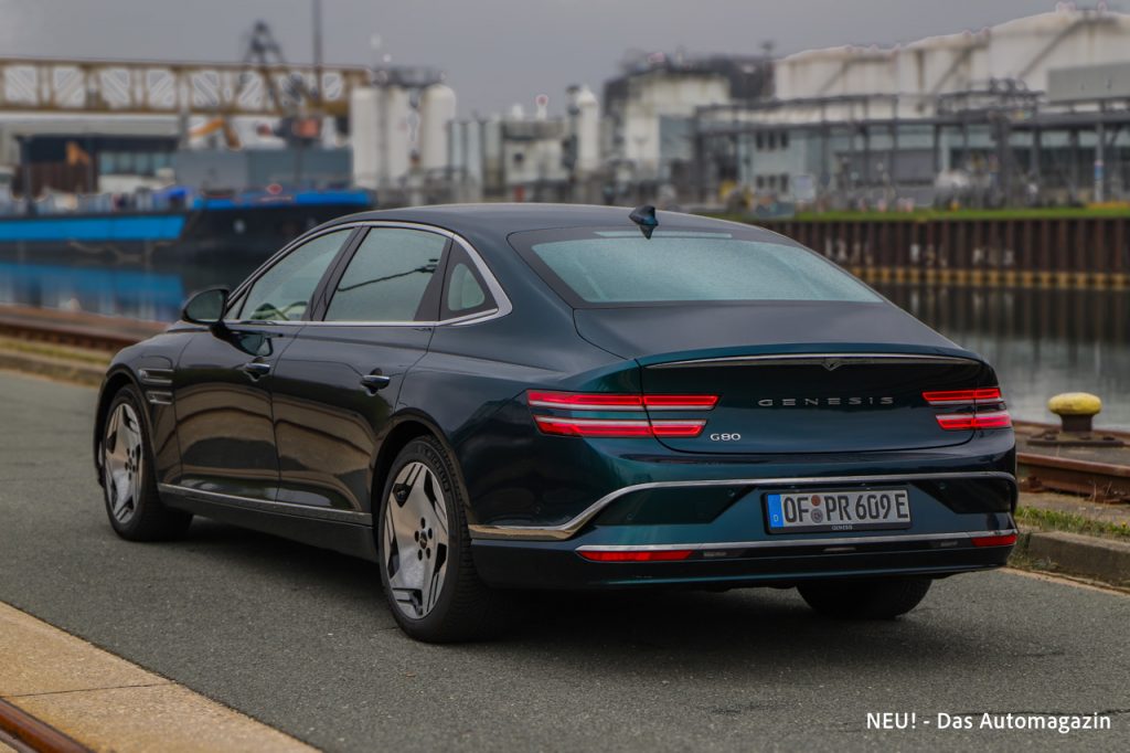 Genesis Electrified G80 Matira Blue