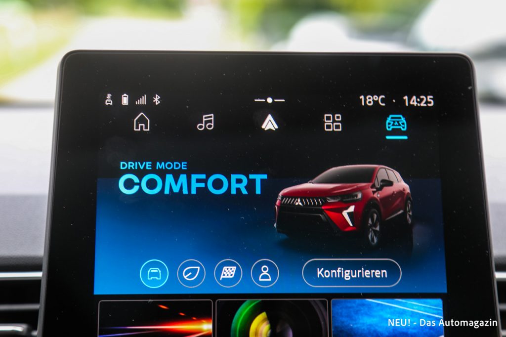 Mitsubishi Grandis Hybrid Fahrmodi