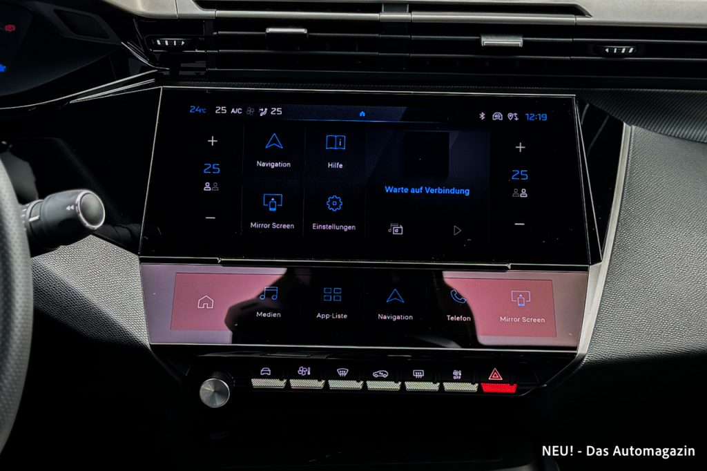 Peugeot E-408 Facelift Infotainment