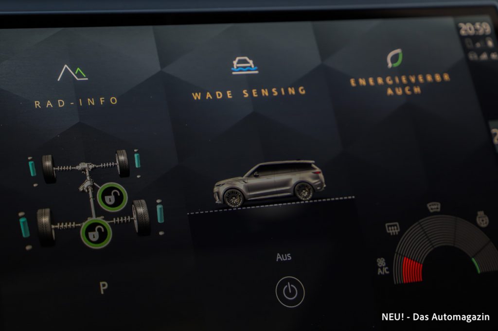 Range Rover Sport SV Wade Sensing