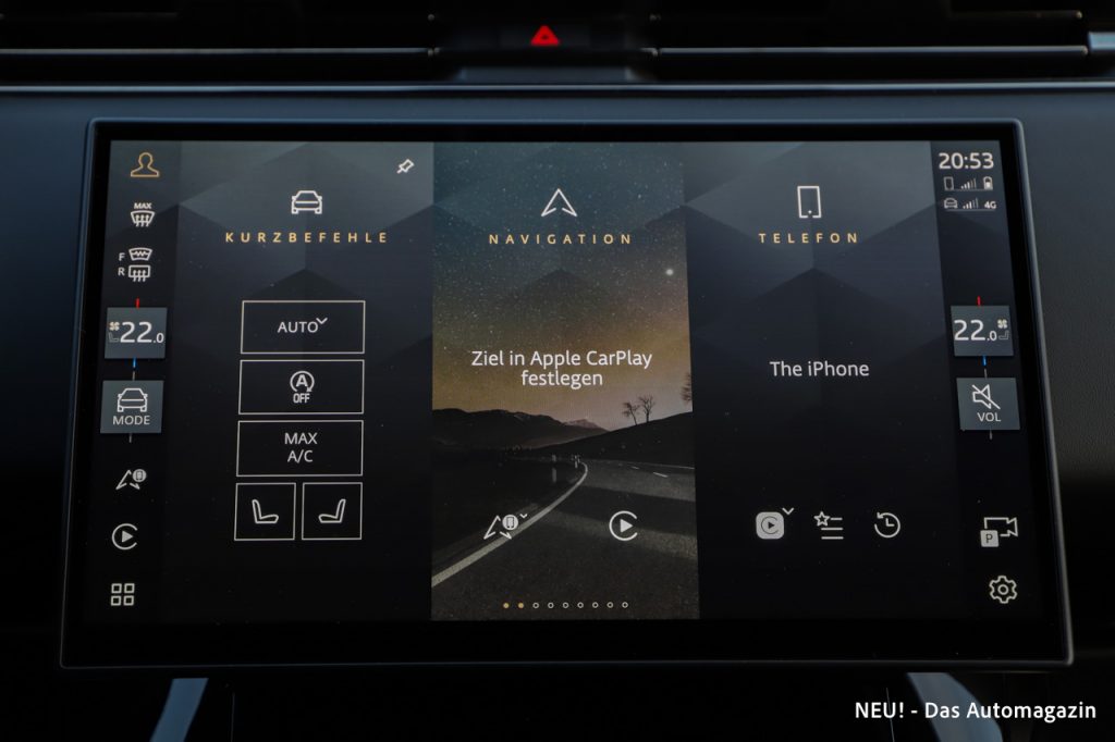 Range Rover Sport SV Infotainment
