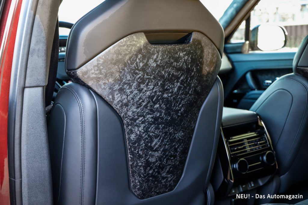 Range Rover Sport SV Carbon Rückseite Sitz
