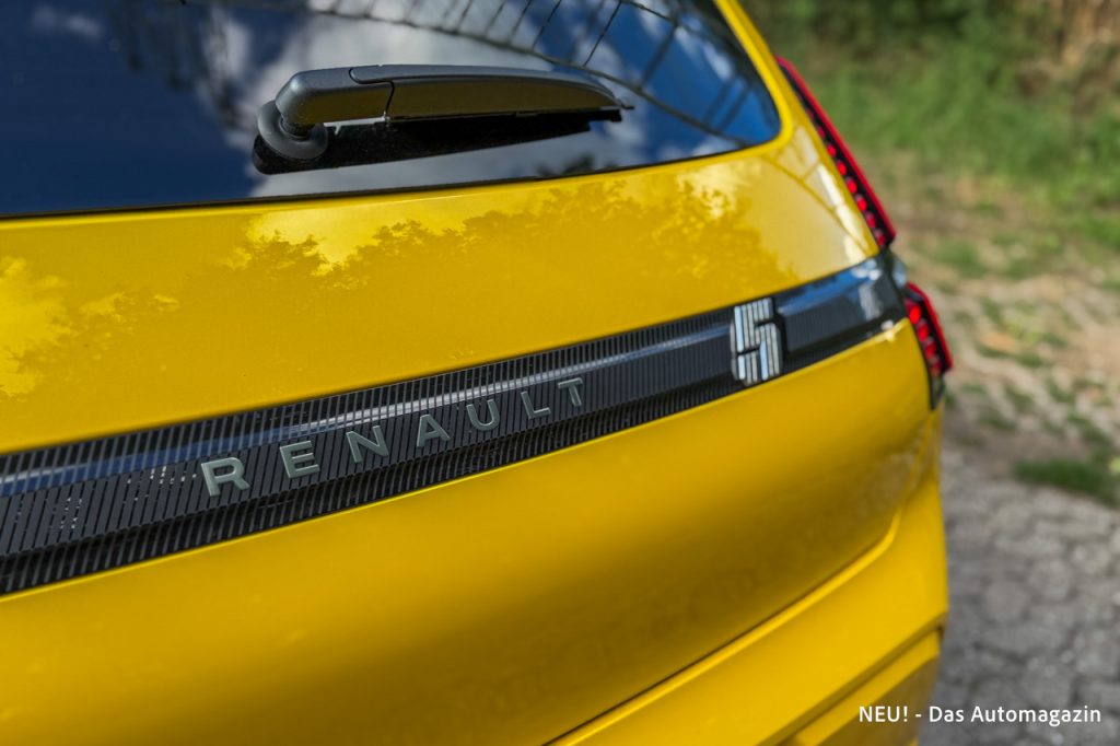 Renault 5 E-Tech Schriftzug Heckklappe