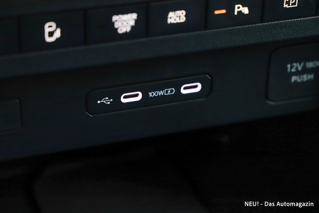 Kia PV5 Passenger 100 Watt USB-C Anschluss
