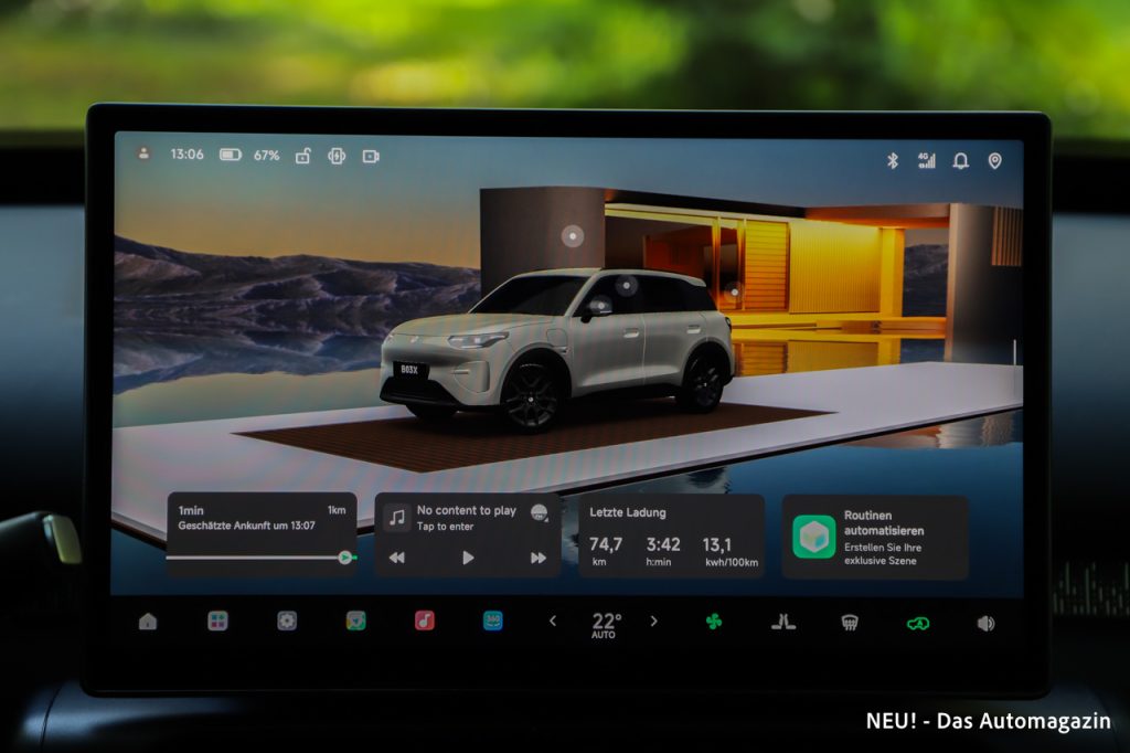 Leapmotor B03X Infotainment