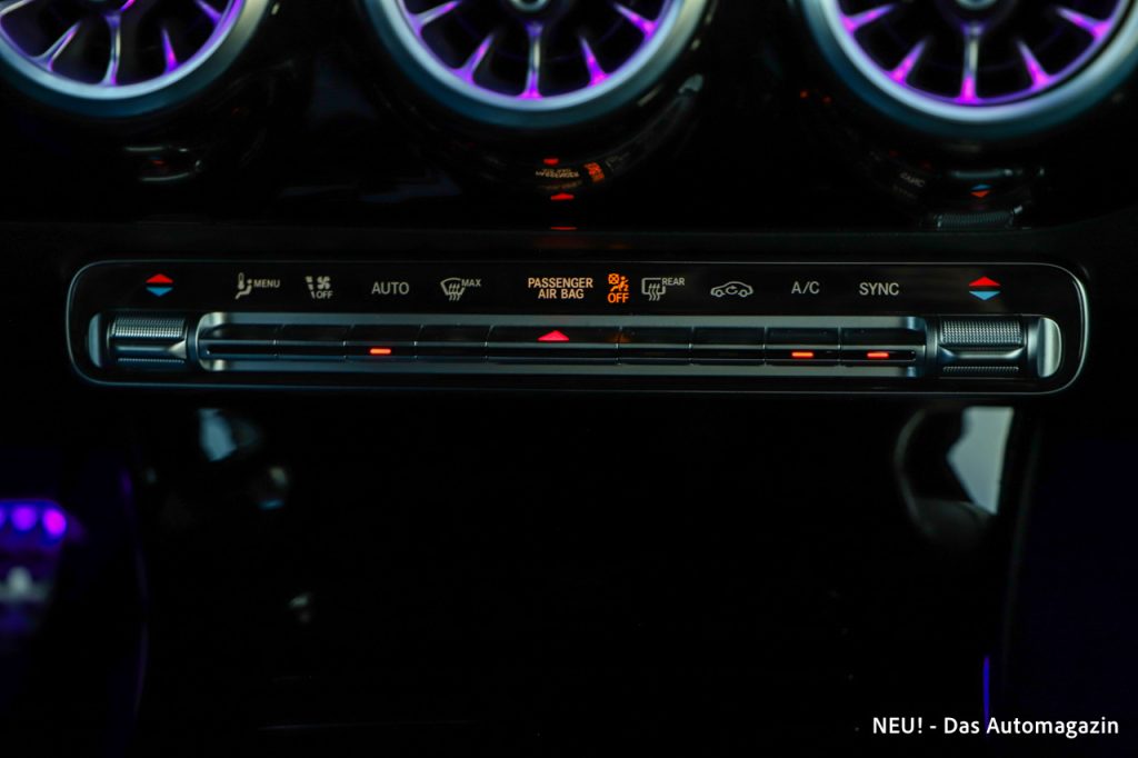 Mercedes-Benz A 200 Klimabedienung