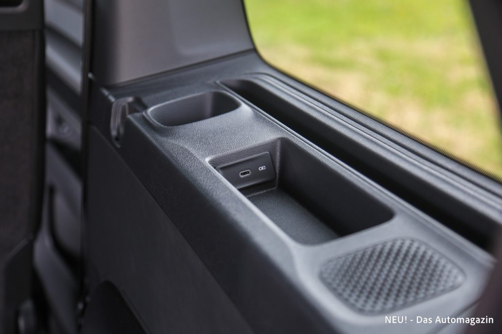 VW ID.Buzz GTX USB-C Anschluss hinten