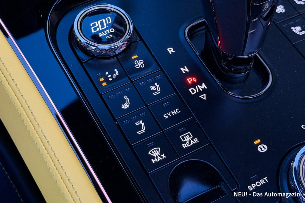 Bentley Continental GTC S Klimabedienung