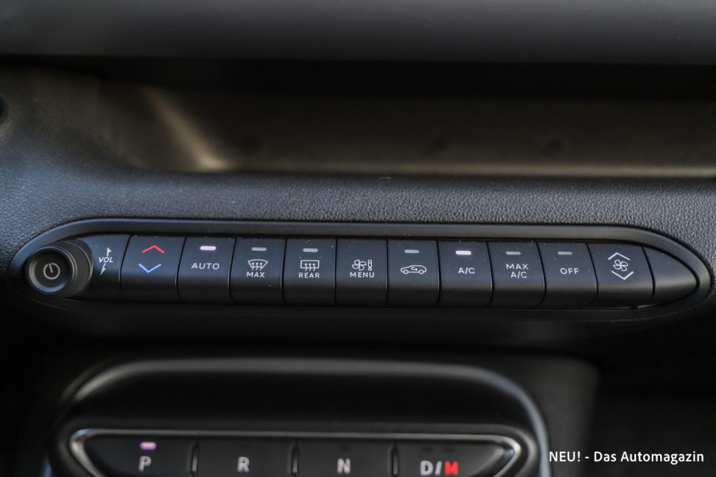 Jeep Avenger 4xe Klimabedienung