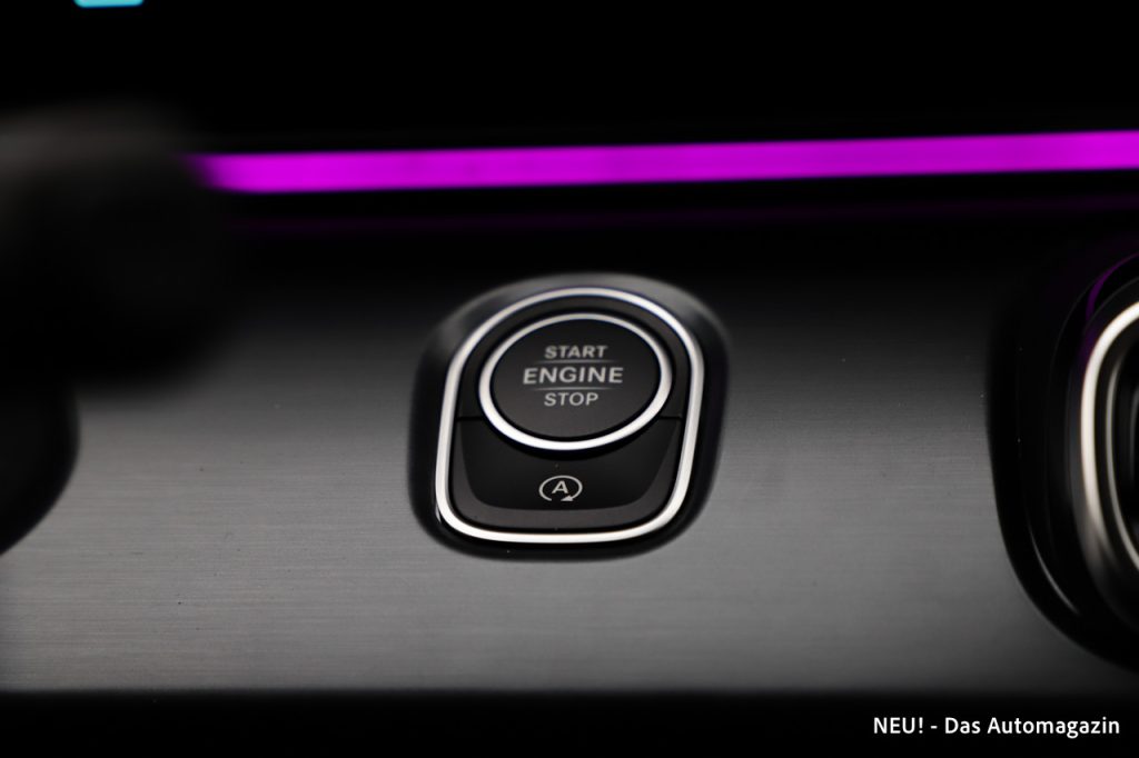 Mercedes-Benz V 300d 4Matic Startknopf
