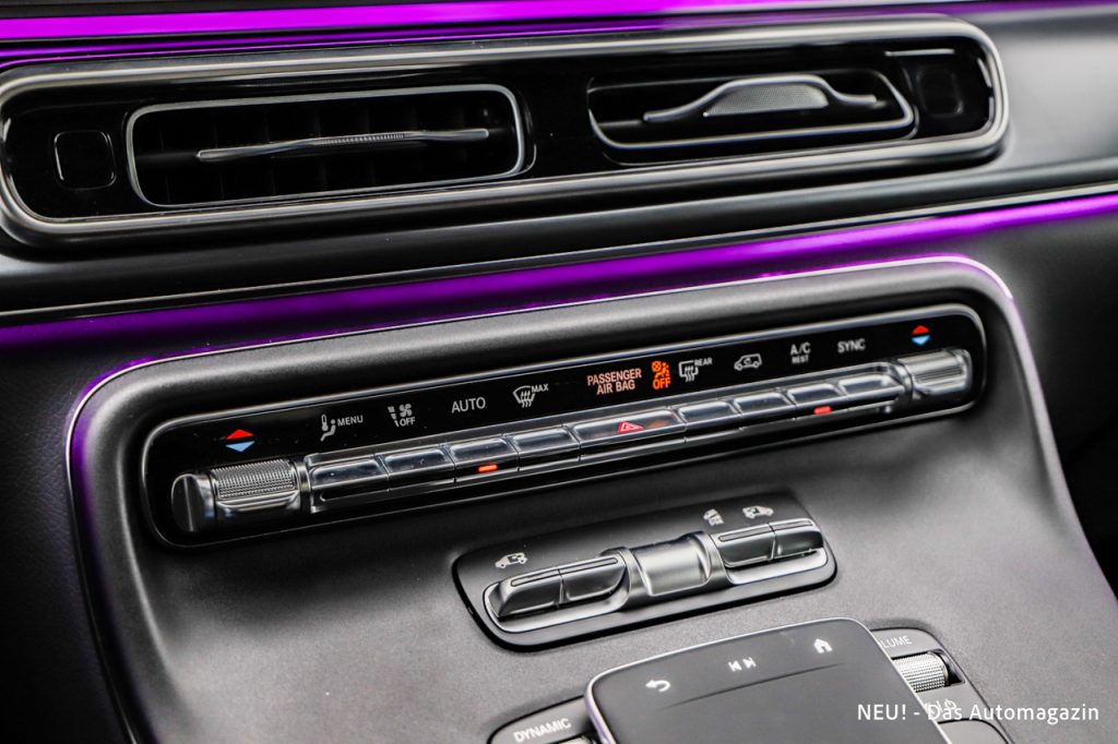 Mercedes-Benz V 300d 4Matic Klimabedienung