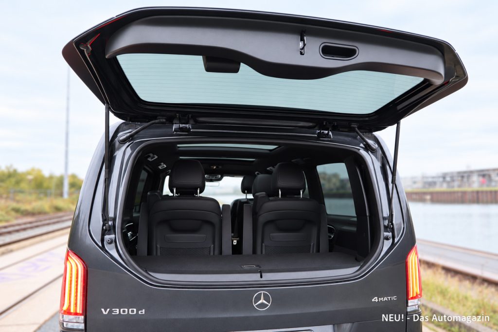 Mercedes-Benz V 300d 4Matic öffnende Heckscheibe