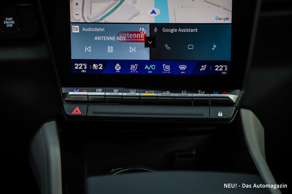 Renault Espace Full Hybrid Klimabedienung