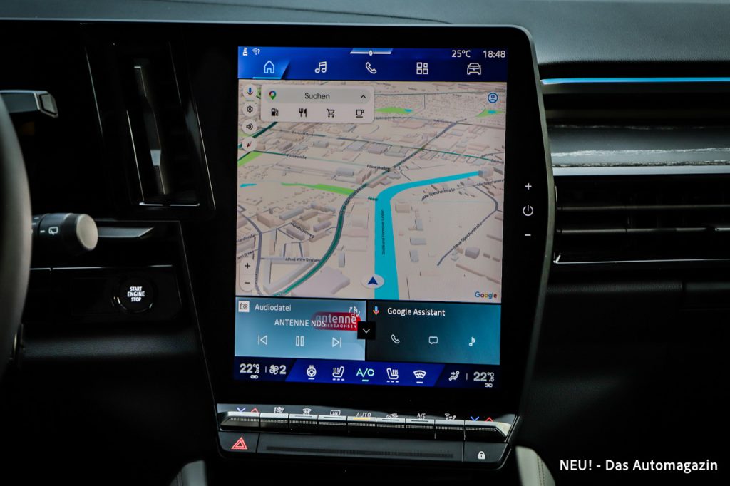 Renault Espace Full Hybrid Infotainment