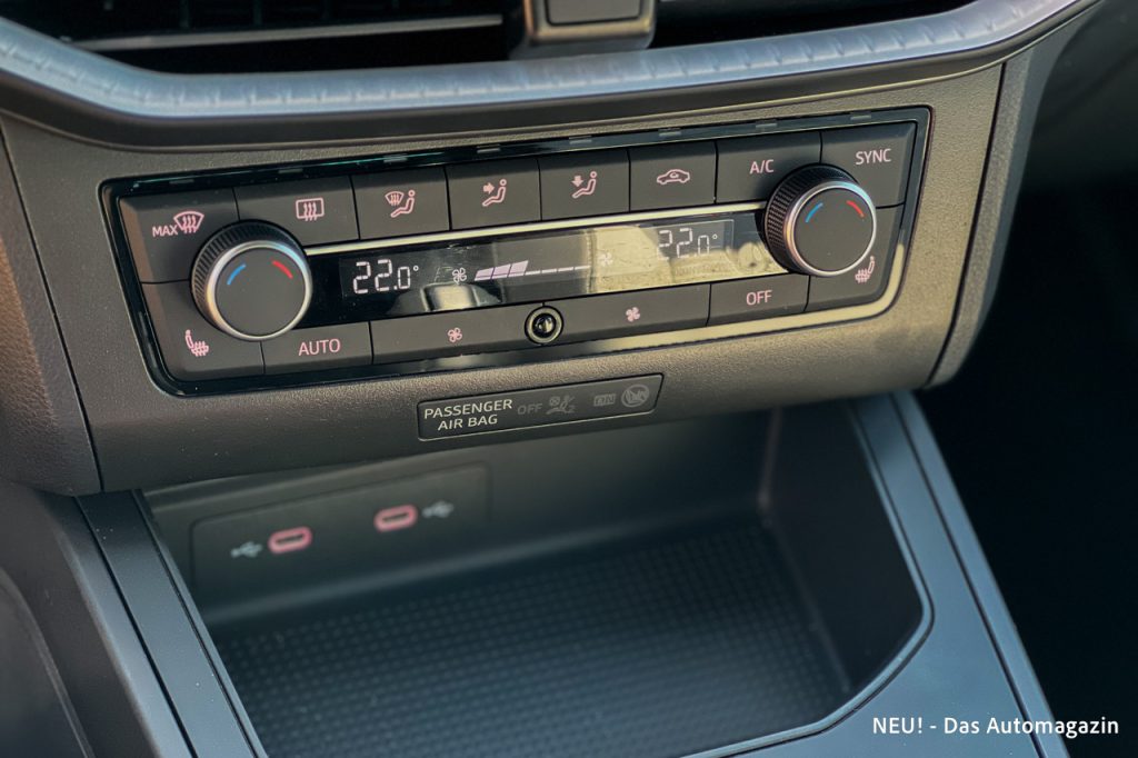 Seat Ibiza Facelift Klimabedienung