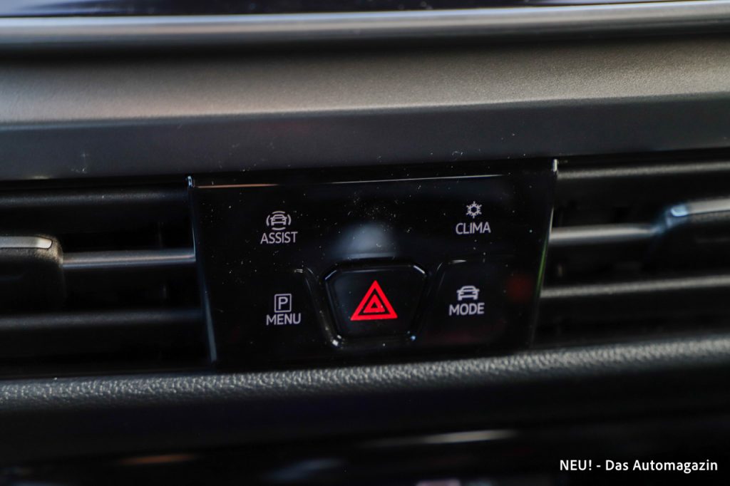 VW Golf GTI Edition 50 Touchfeld